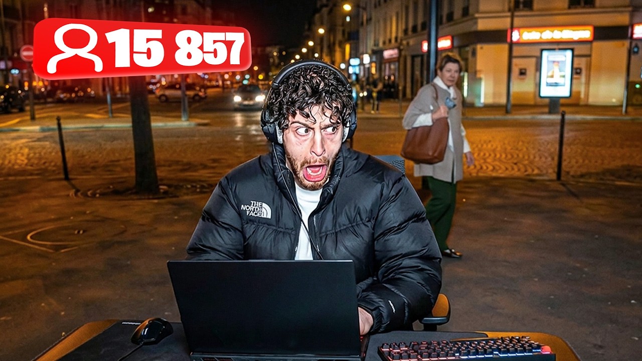 J'AI JOU&Eacute; &Agrave; UN JEU D'HORREUR EN PLEINE RUE...