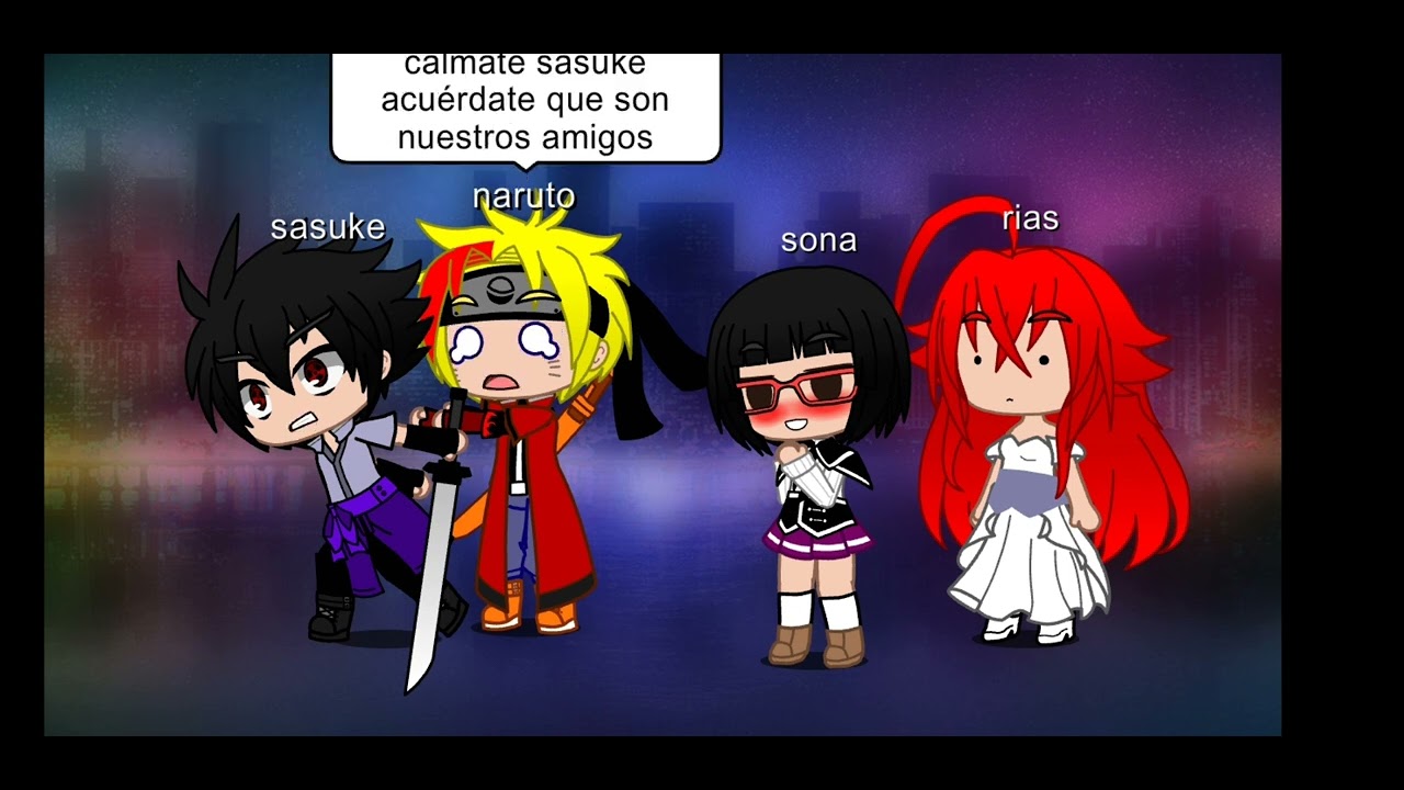 konoha reacciona a naruto y sasuke y naruRias y sasusona