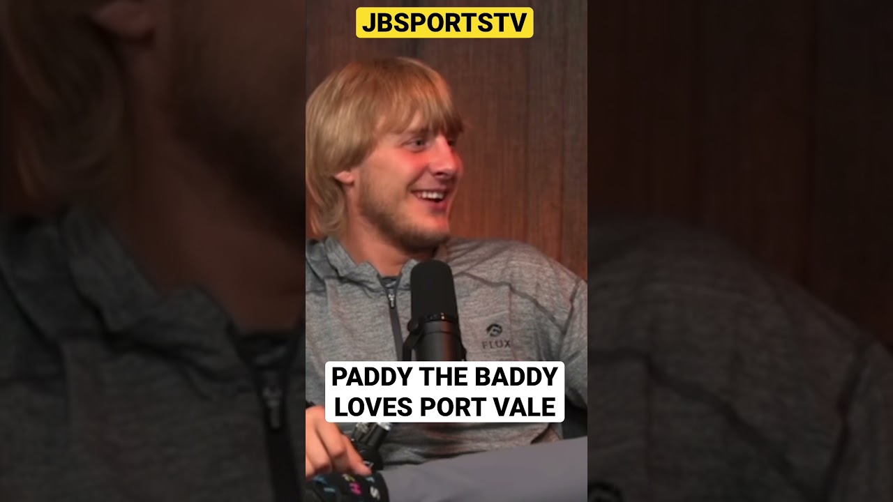 Paddy The Baddy Shouts Out Port Vale! #shorts #pvfc #ufc #paddypimblett