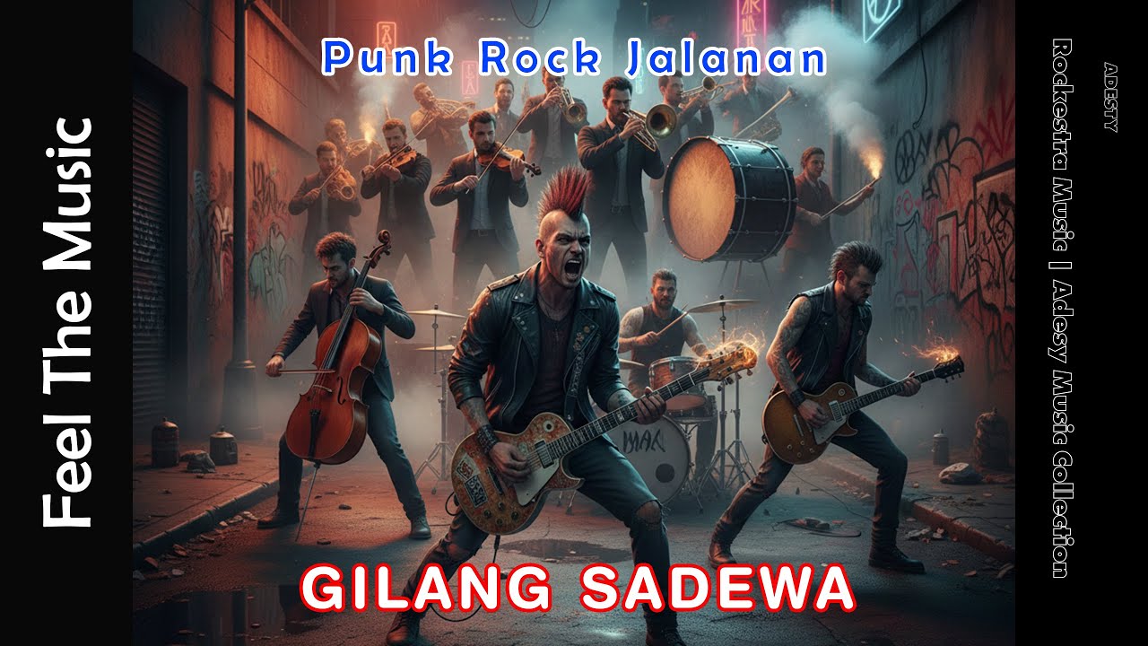 Punk Rock Jalanan - Gilang Sadewa (Rockestra Cover) | Adesty Collection