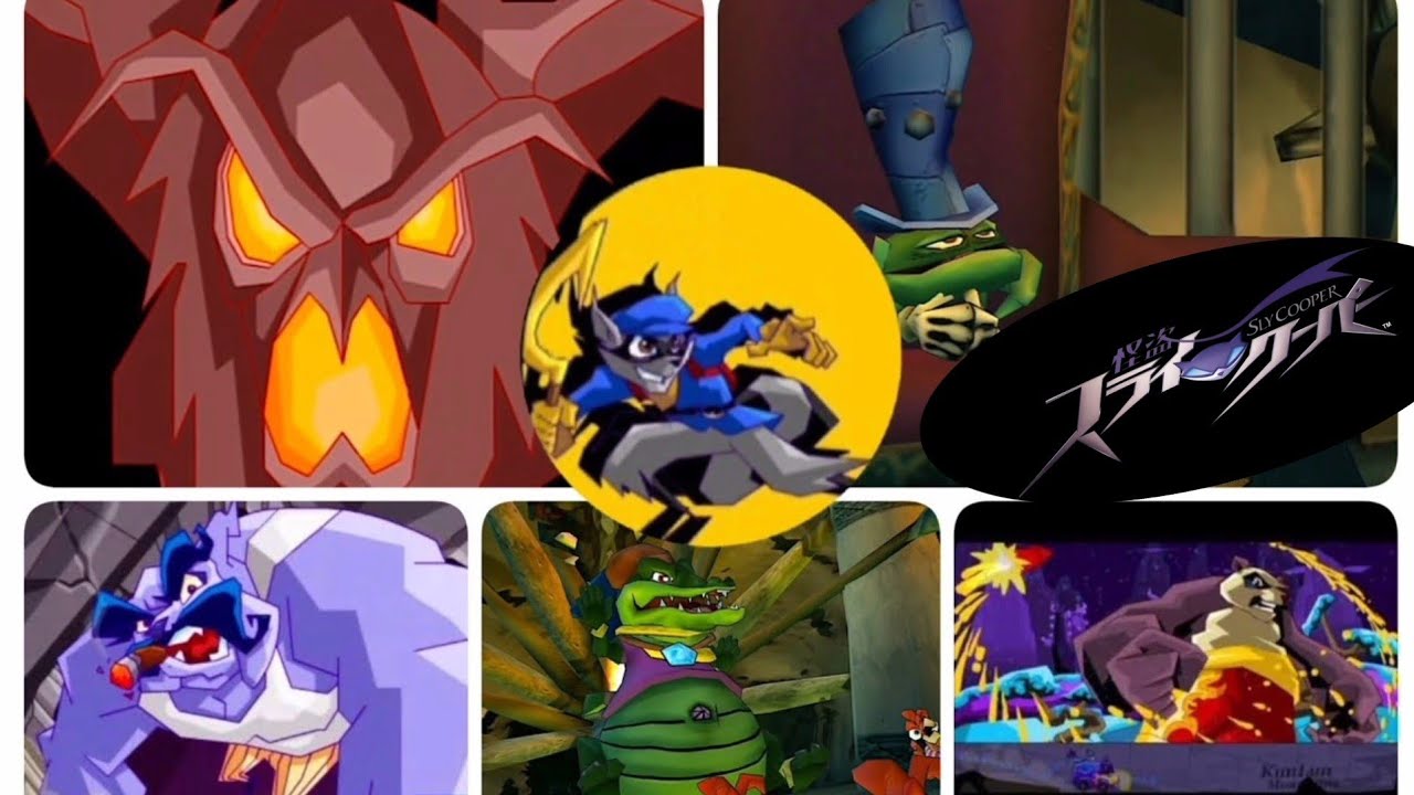 怪盗 スライ・クーパー bosses (no damage)