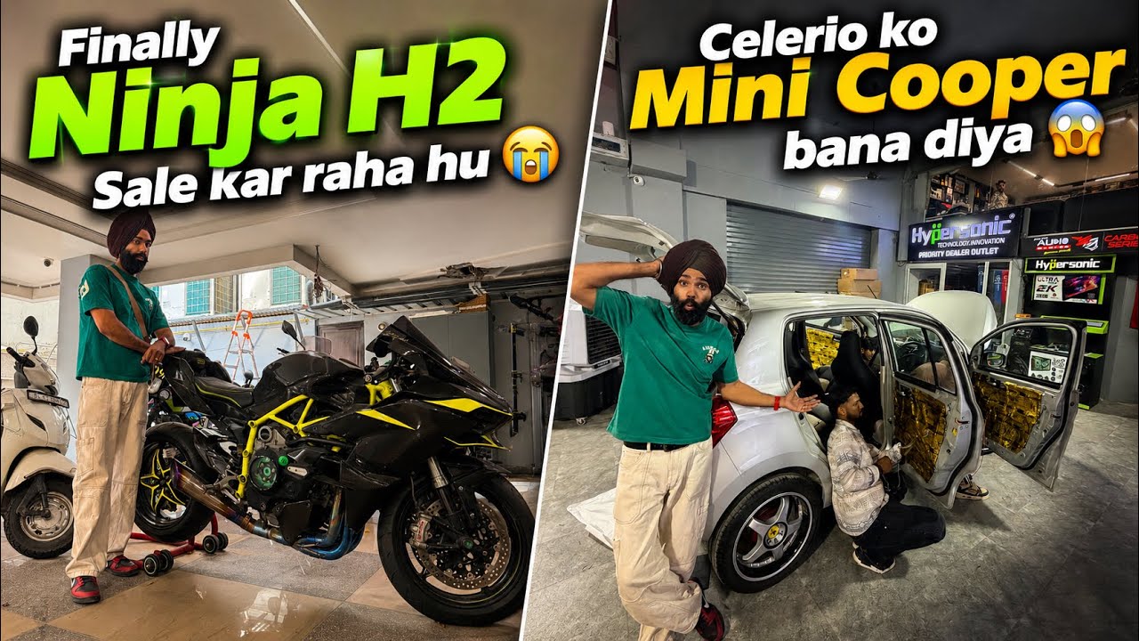 Ninja H2 ko Final BYE bolne ka time | Celerio ko Mini Cooper bana diya 