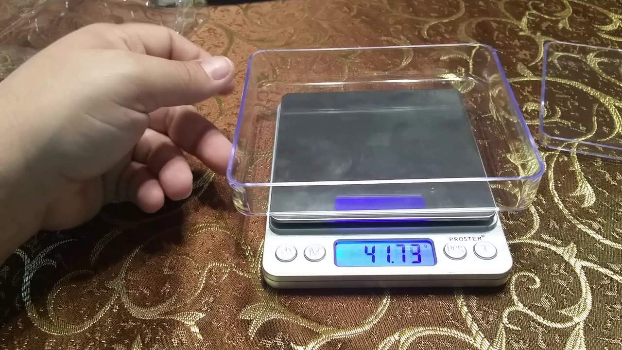 Proster Digital Pocket Scale, 0.01-500 Gram (Oz, G, Ct, Gr, Pcs)