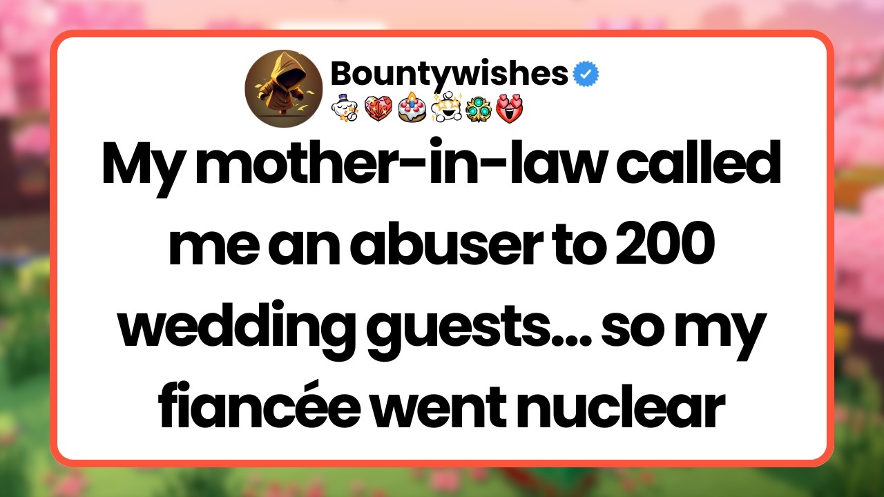 My mother-in-law accused me of abuse at our wedding—then my fiancée spoke.