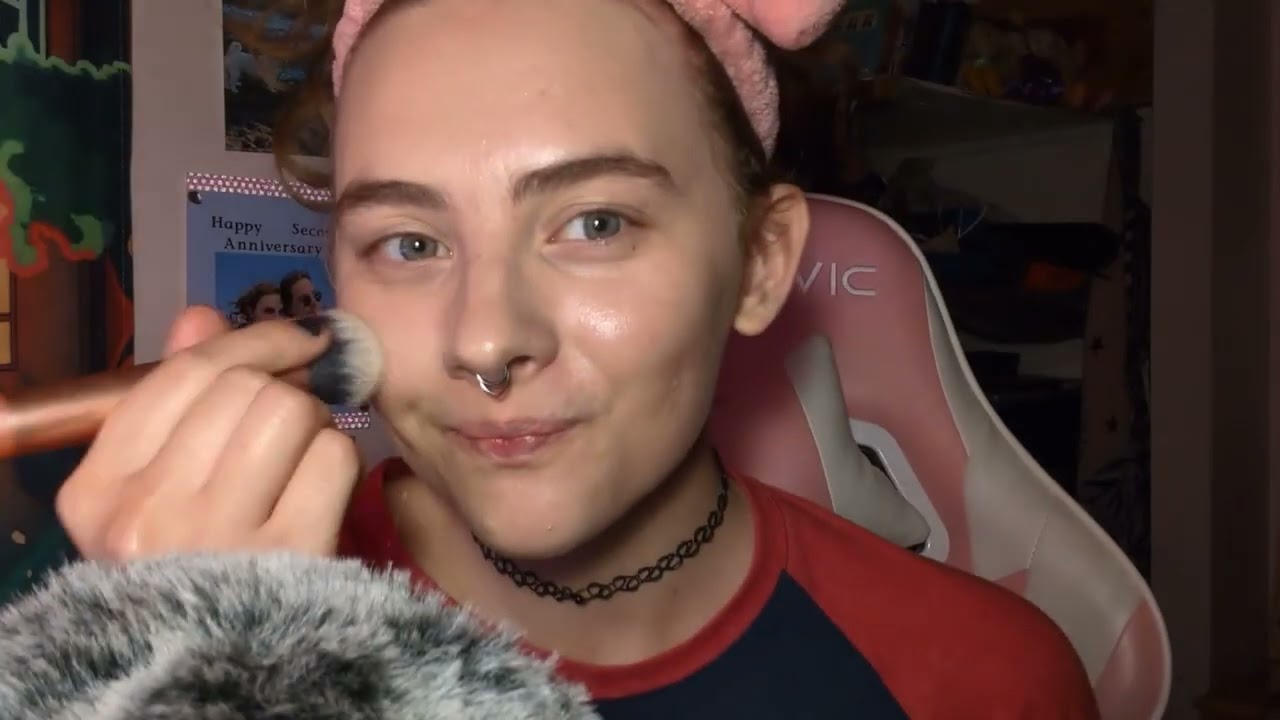 ASMR Soft Spoken Ramble (+ makeup)