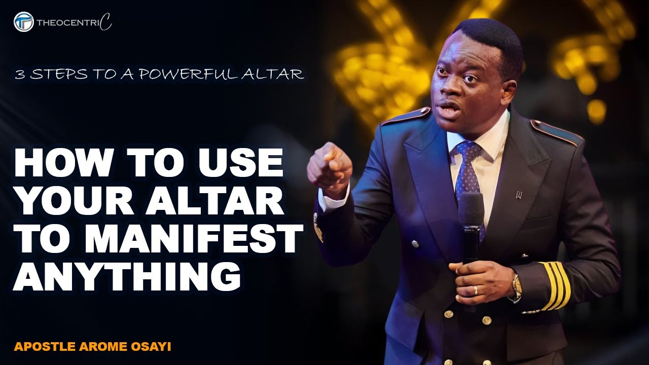 AVOID THIS START MANIFESTING HOW TO USE YOUR ALTAR TO UNLOCK YOUR DESTINY || APOSTLE AROME OSAYI