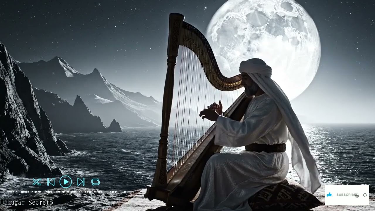 📜 Arpa Profética y Susurros del Espíritu | Música para Orar · Jardín Eterno