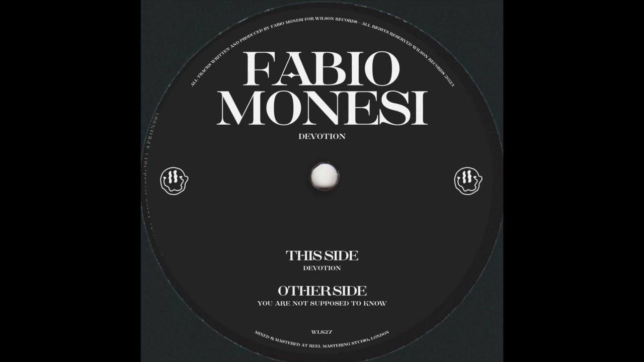 FABIO MONESI - YOU ARE NOT SUPPOSED TO KNOW