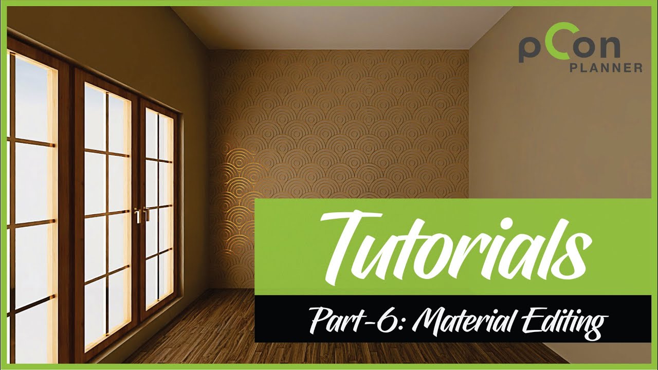 Materials in pCon planner || tutorial part-6 || architechnology