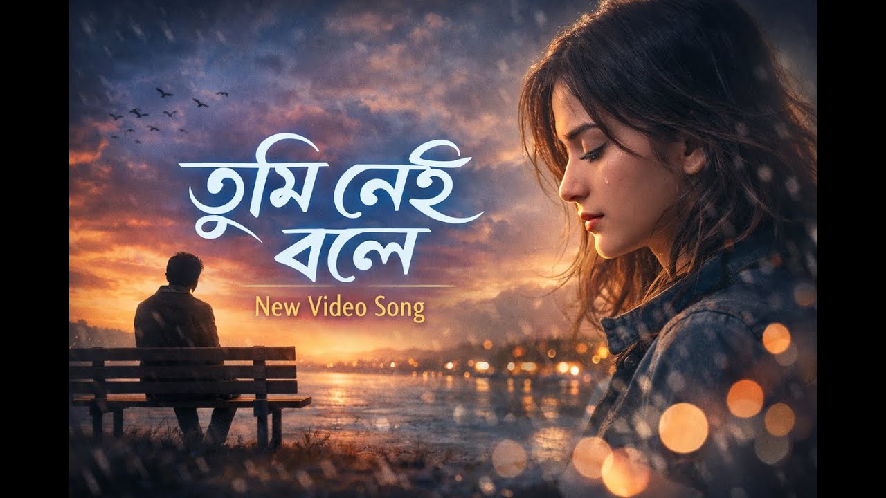 তুমি নেই বলে | New Sad Song 💔 | Emotional Bangla AI Music Video | AI Music | AI Video Song