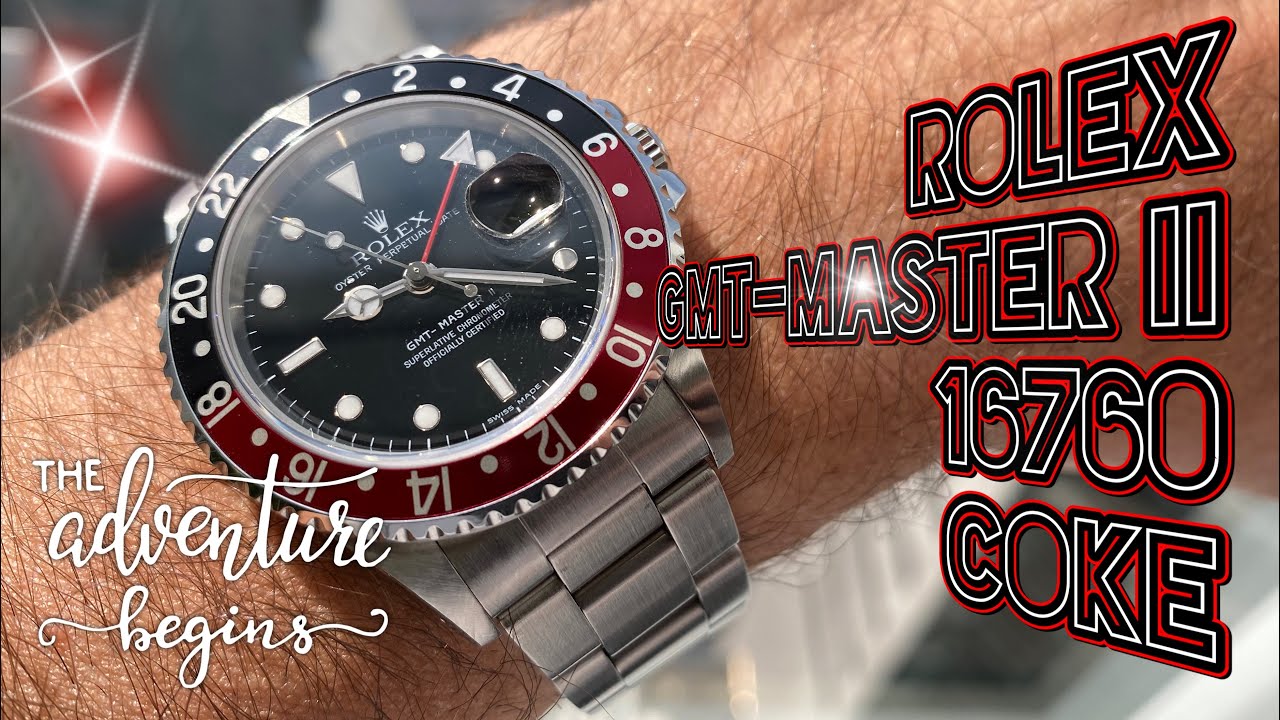 Rolex GMT-Master II 16760 Coke (stick service dial)