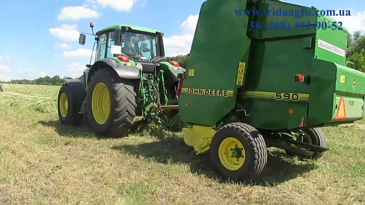 Прес підборщик рулоний John Deere 590 (1999)