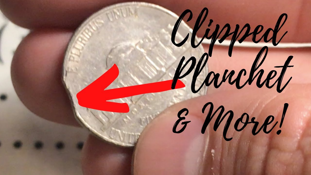 Clipped Planchet and More! Coin Roll Hunting Nickels