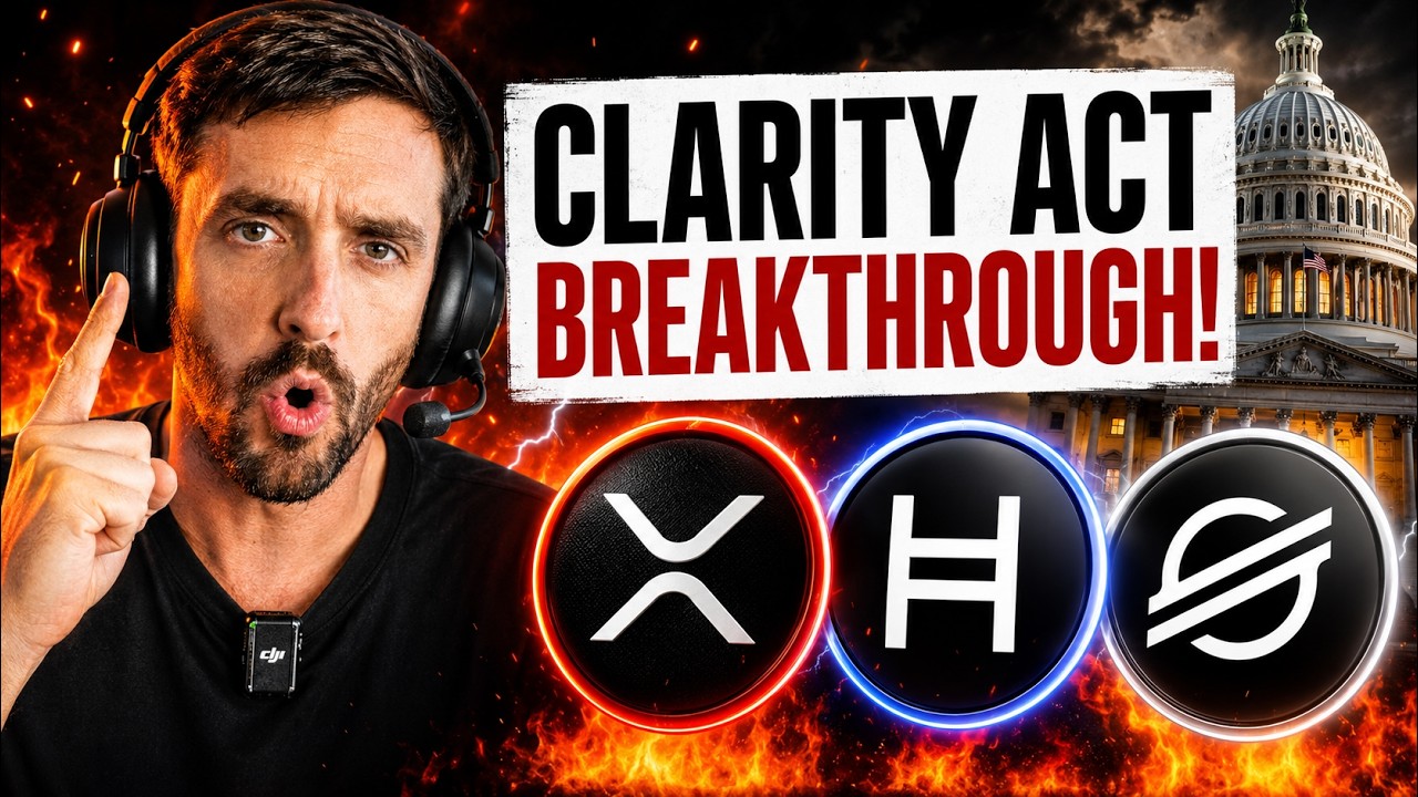 Срочные новости о законе Clarity Act! БЫЧИЙ ТРЕНД для XRP, HBAR и XLM!!!
