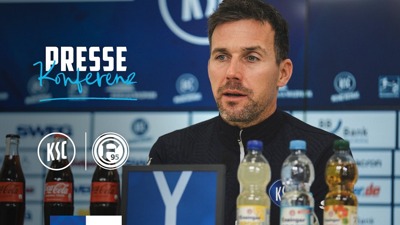 LIVE Pressekonferenz vor KSC - Fortuna Düsseldorf