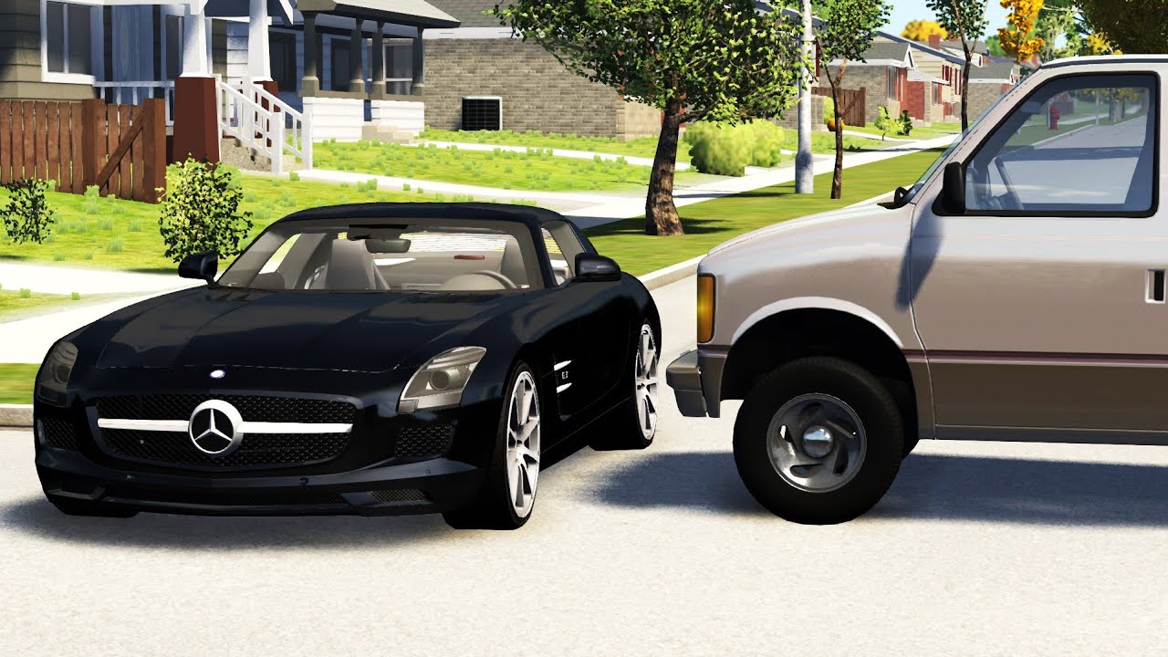 Crossroad Car Crashes Compilation #16 - BeamNG.Drive