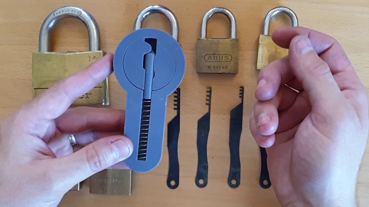 Utilisation des peignes sur cadenas - Crochetage Passion - Lockpicking NDE Ouverture Fine