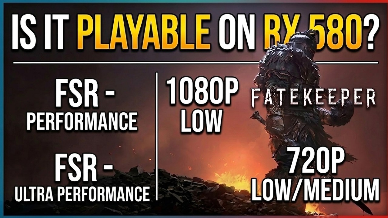 FATEKEEPER EARLY ACCESS (UE5) | RX 580 Still Fighting? | I5 - 4570 | 16GB RAM | RX 580 2048SP
