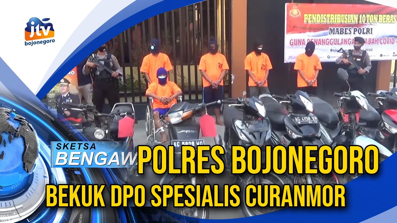 Polres Bojonegoro Bekuk DPO Spesialis Curanmor