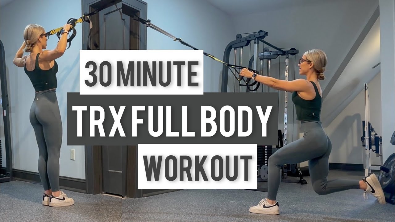 30 Minute TRX Full Body Workout | Strength and Cardio | No Repeats | Tri Sets
