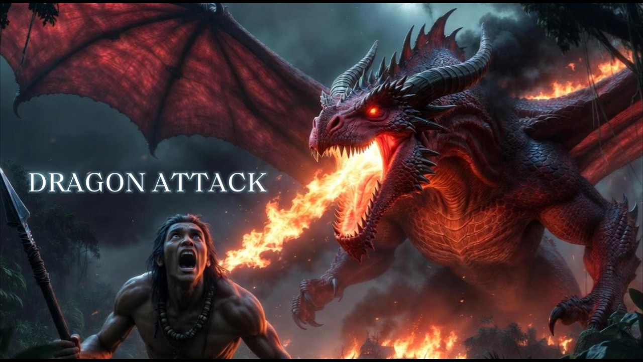 When Prehistoric Humans Discovered a Dragon 🐉 | HINDI