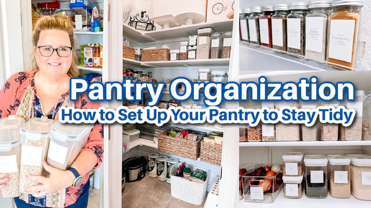 KITCHEN PANTRY ORGANIZATION | DECLUTTERING & ORGANIZING [HOW TO KEEP IT TIDY]