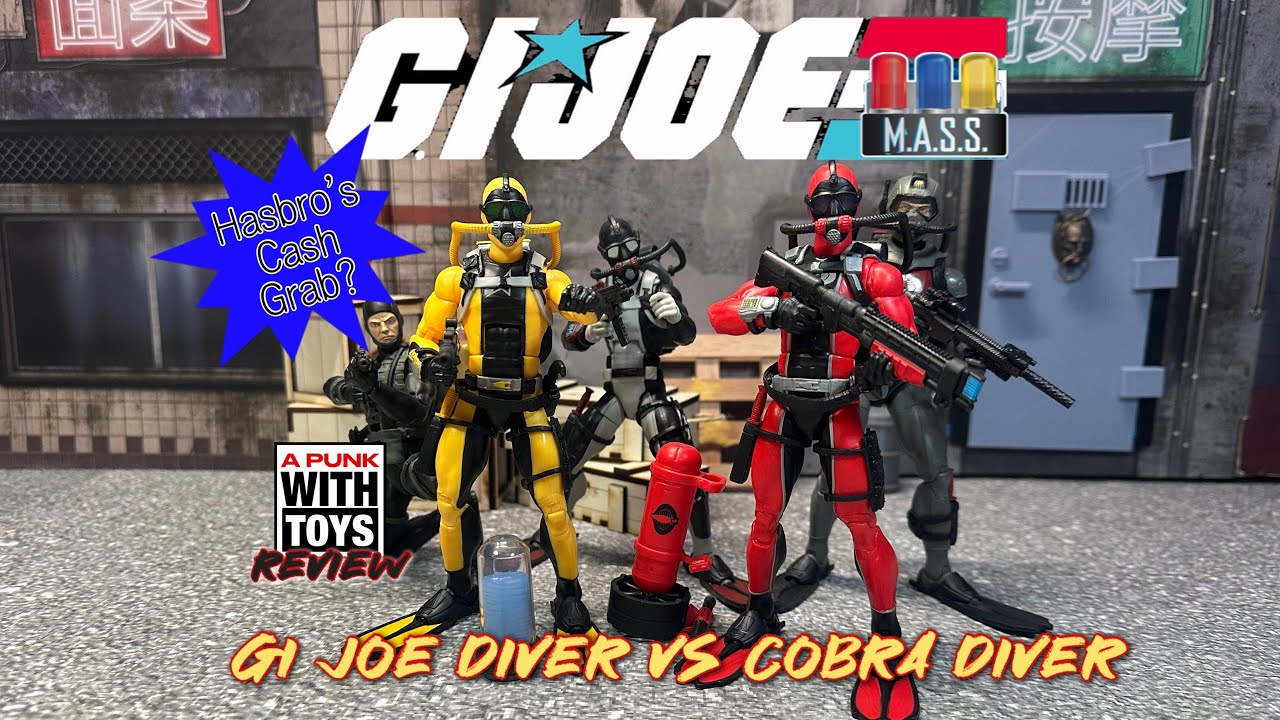 GI Joe Classified MASS Device GI Joe Diver VS. Cobra Diver Review 