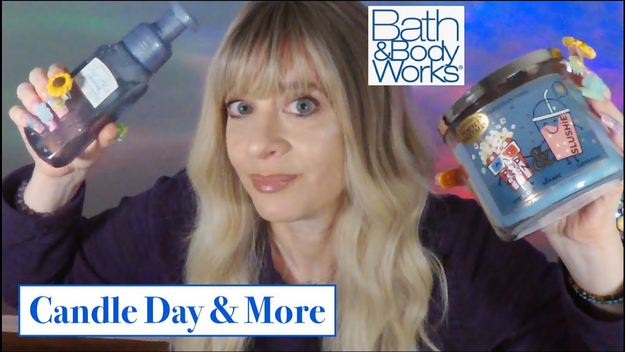 ASMR Gum Chewing Bath & Body Works Haul | Candle Day & More Whispered