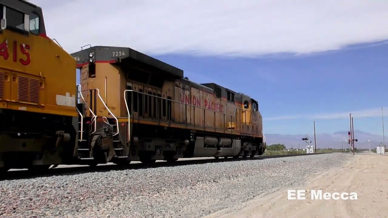 Union Pacific Yuma Sub Trains Around the Salton Sea