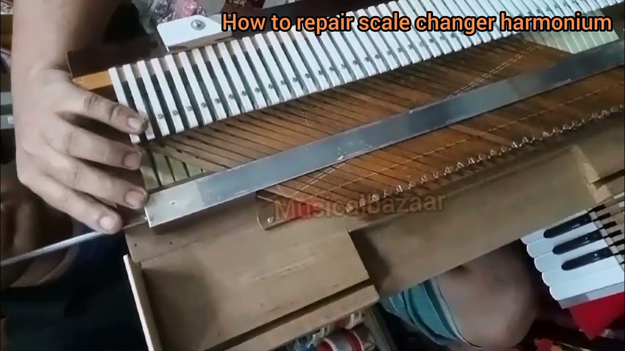 Repair Scale Changer Harmonium | Key Stuck in Coupler Chamber