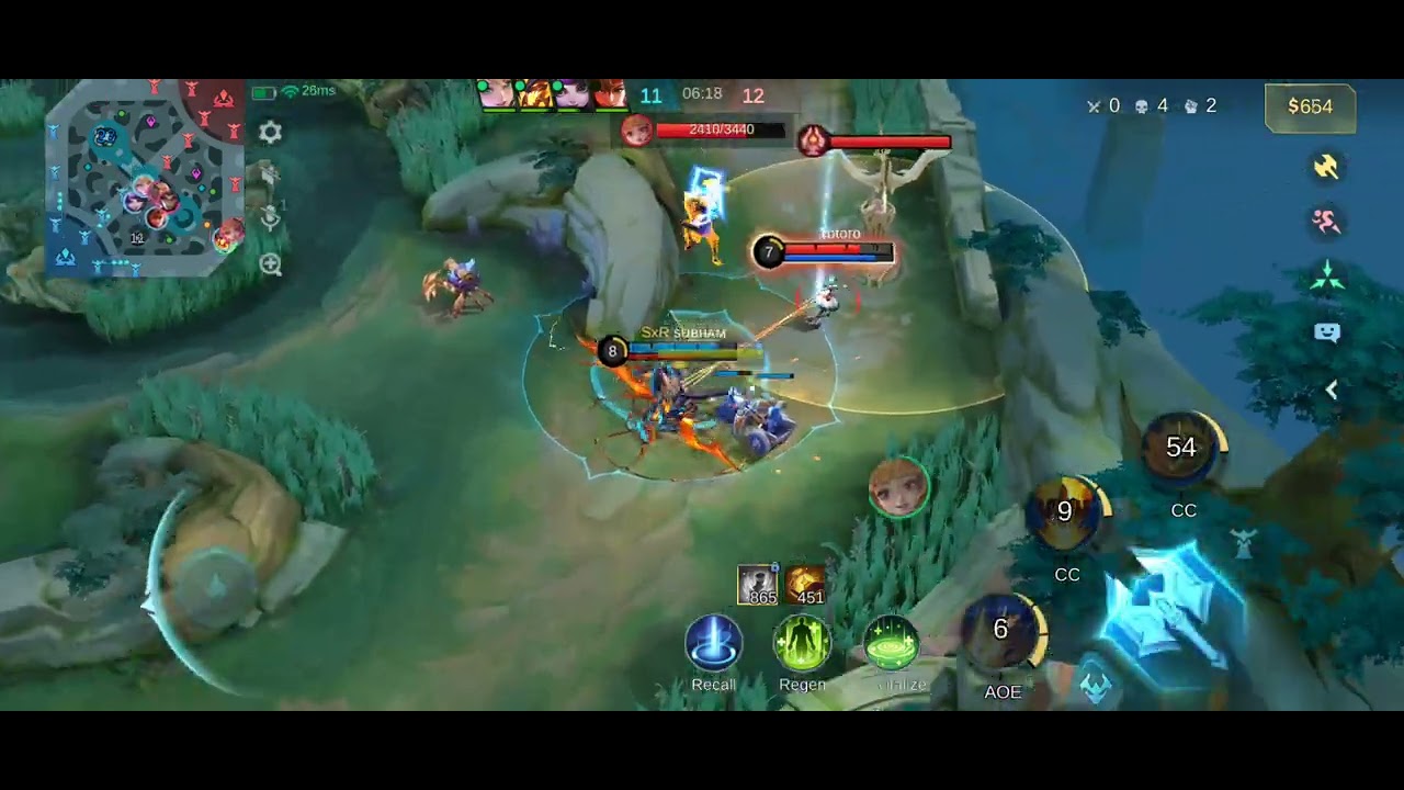 First time with (GATOTKACA) mobile legends 