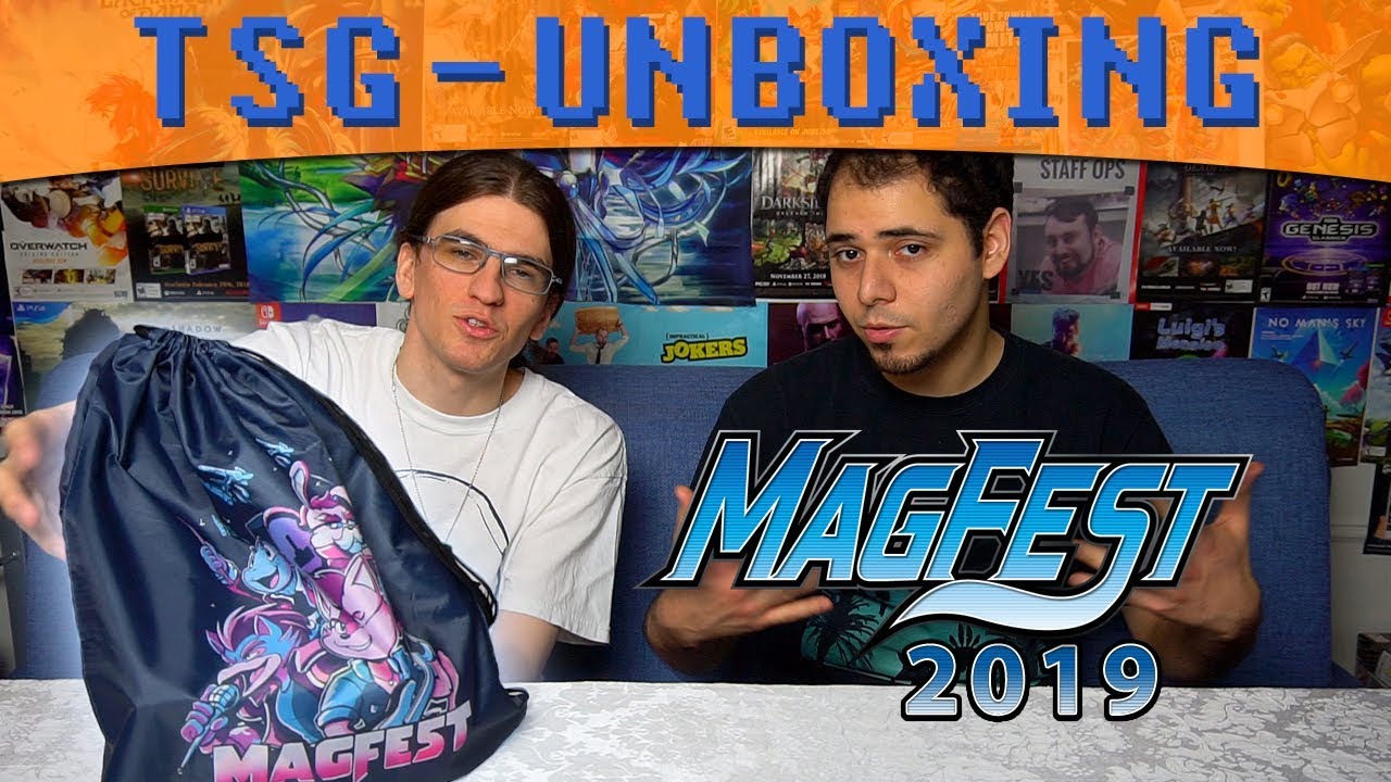 Magfest 2019 Swadge Tier Goodies Unboxing - Toostupidgamerz