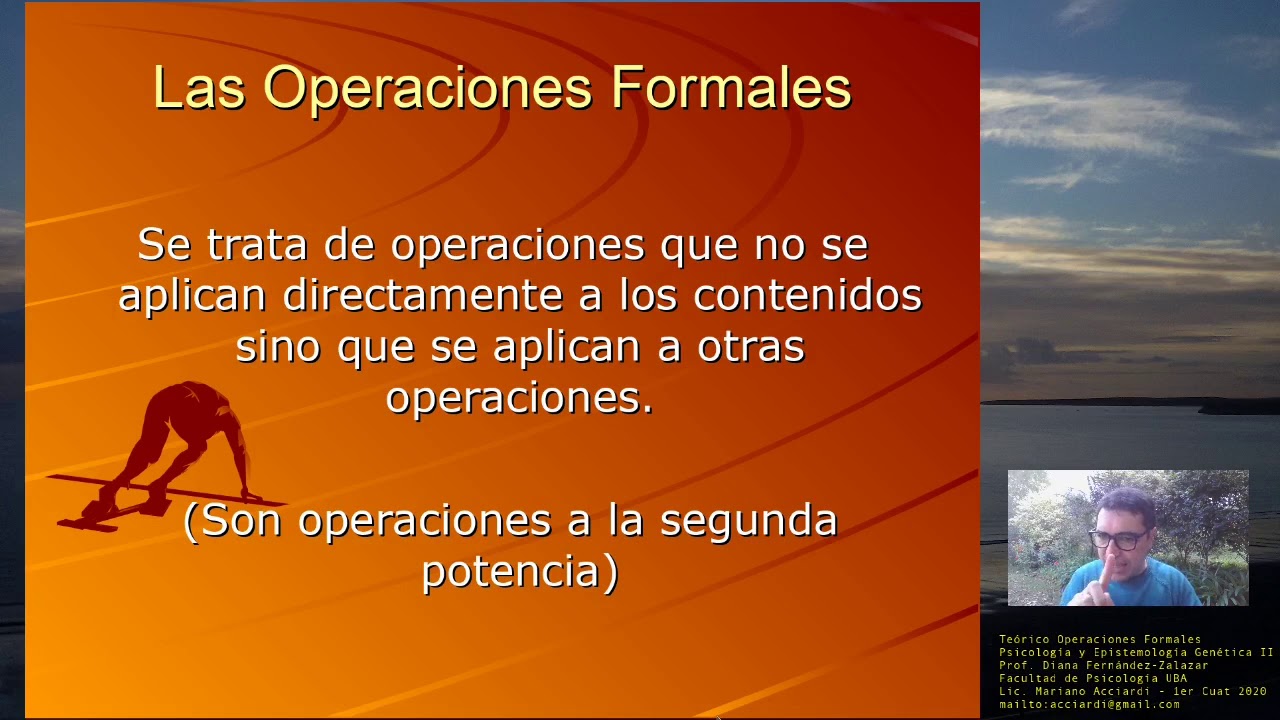 Teórico de las Operaciones Formales en la teoría Piagetiana