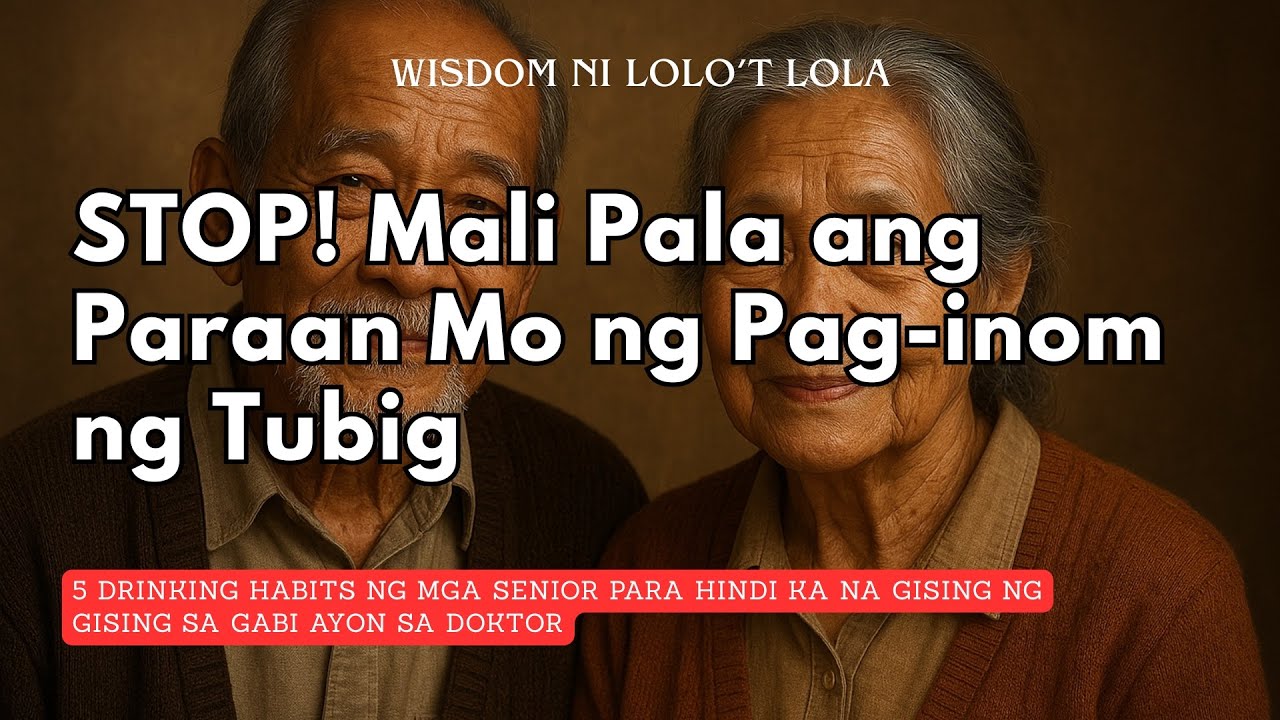Uminom ng Tubig sa Paraang Ito at HINDI KA NA Gigising sa Gabi Para Umihi! Ayon sa mga Doktor