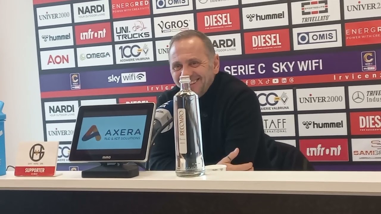 LR. Vicenza - Dolomiti Bellunesi: conferenza stampa pre partita di Fabio Gallo