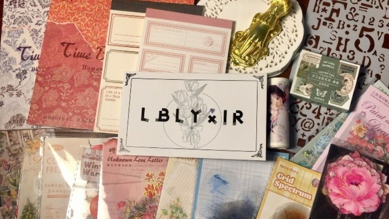 unbox with me | vintage journal supplies from lblyxir 🤍