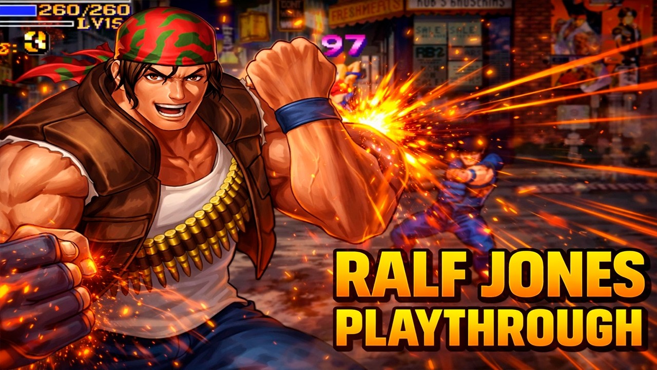 TOTAL IMPACT! Ralf Jones (KOF) destroys Mad Gear