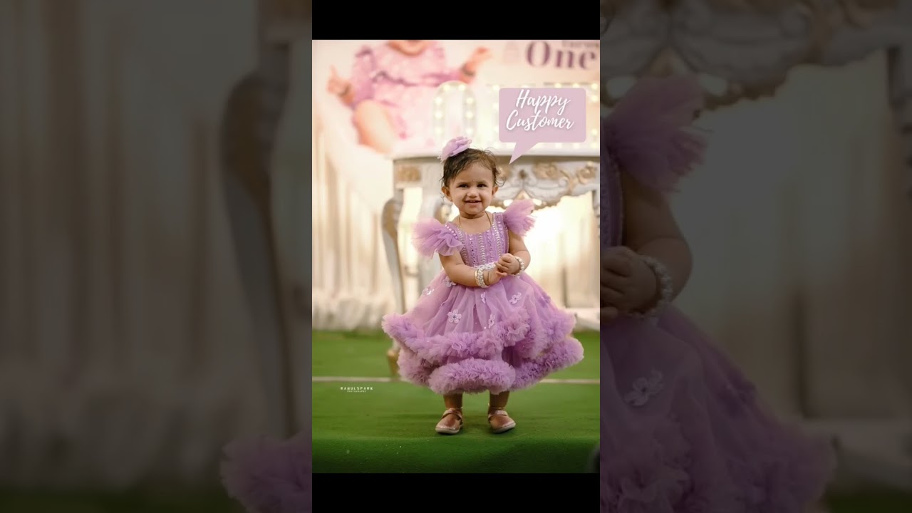 Birthday Frock for 1 year Baby Girl | Mom  & Daughter  Combo | Happy Customer