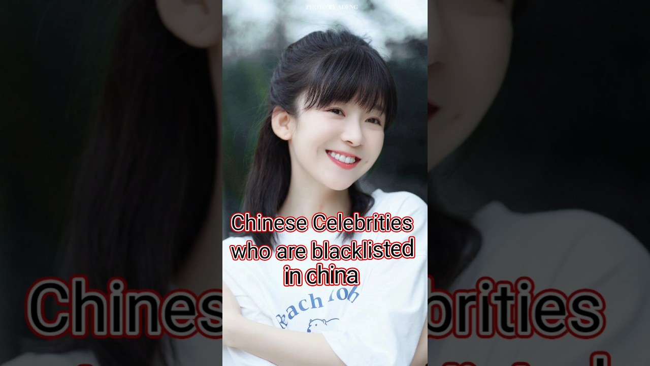 Chinese Celebrities who are blacklisted in China #asiandrama #chinesedrama #cdrama