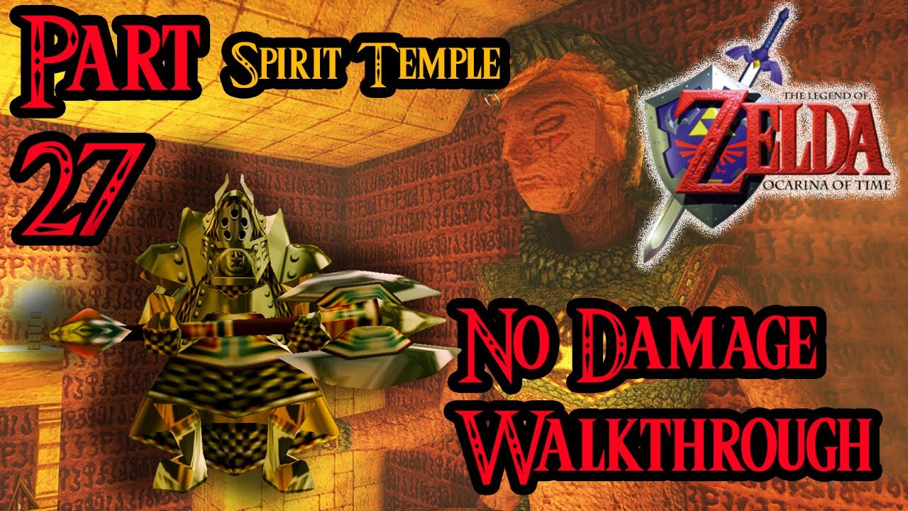 Zelda Ocarina of Time 100% Walkthrough Widescreen HD Part 27 - Spirit Temple (Adult) - Mirror Shield