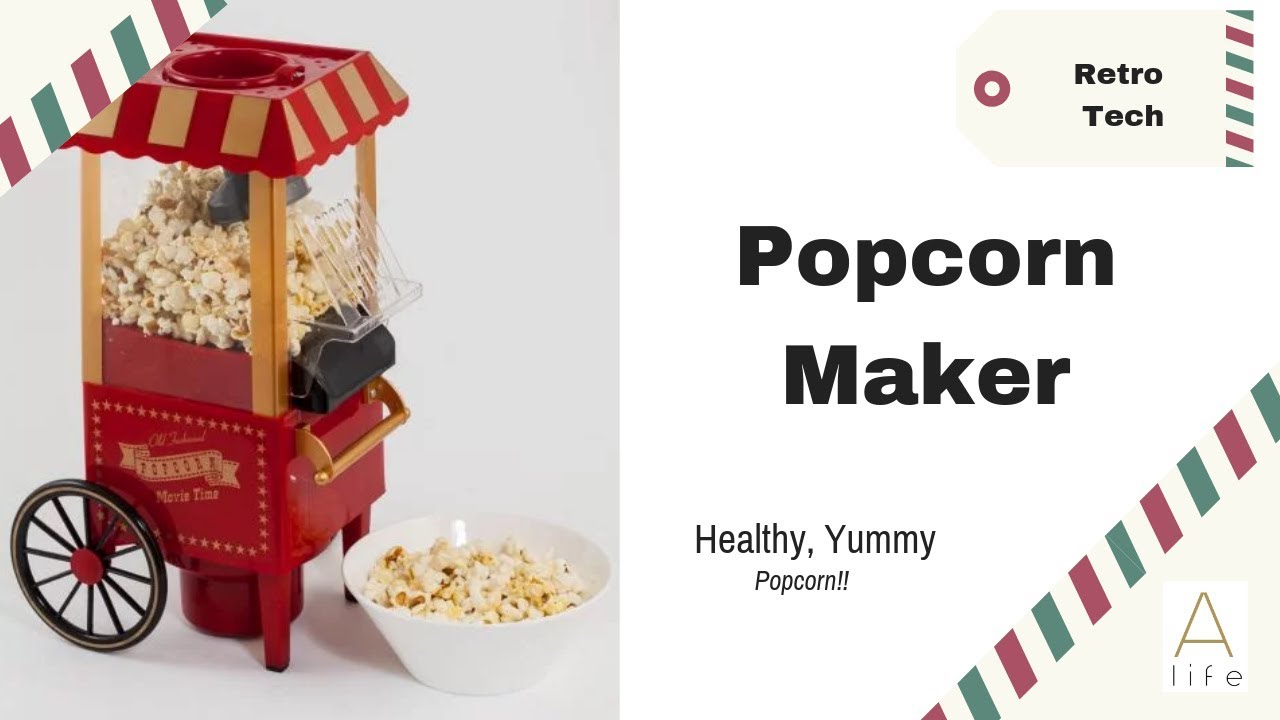 Vintage Popcorn Maker | Tech Review Testing | Retro Tech Series