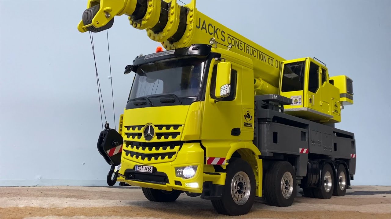 RC Mobile Crane | GRUMALU GRUTF 1045 | CraneTruck | WORLDs BEST Kranwagen