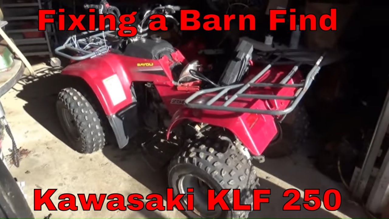 Troubleshooting a No Crank Barn Find Kawasaki Bayou KLF 250