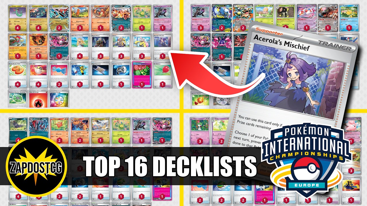 EUIC 2026 Shockers: N&rsquo;s Zoroark ex, Mega Absol ex & Top 16 Data
