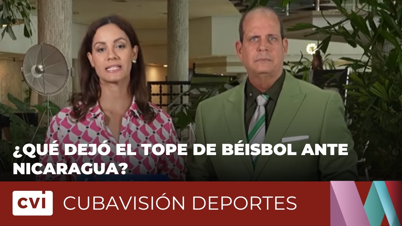 ¿Qué dejó el tope de béisbol ante Nicaragua? - Cubavisión Deportes 