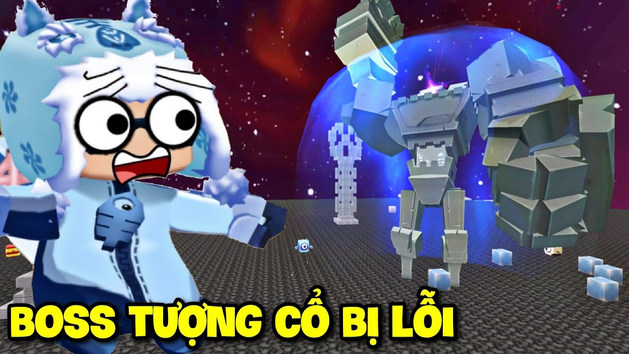 MINI WORLD SINH TỒN SA MẠC | MEOWPEO GẶP LỖI KỲ LẠ KHI ĐÁNH BOSS TƯỢNG CỔ