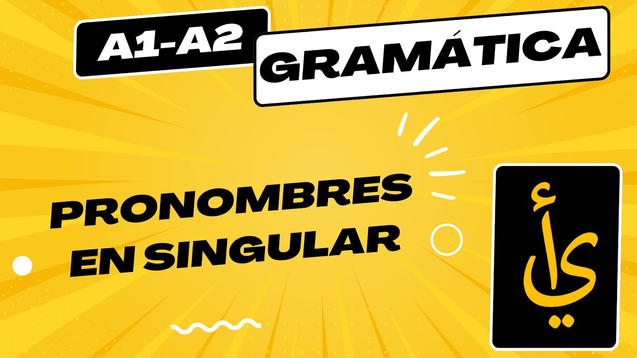Pronombres singular