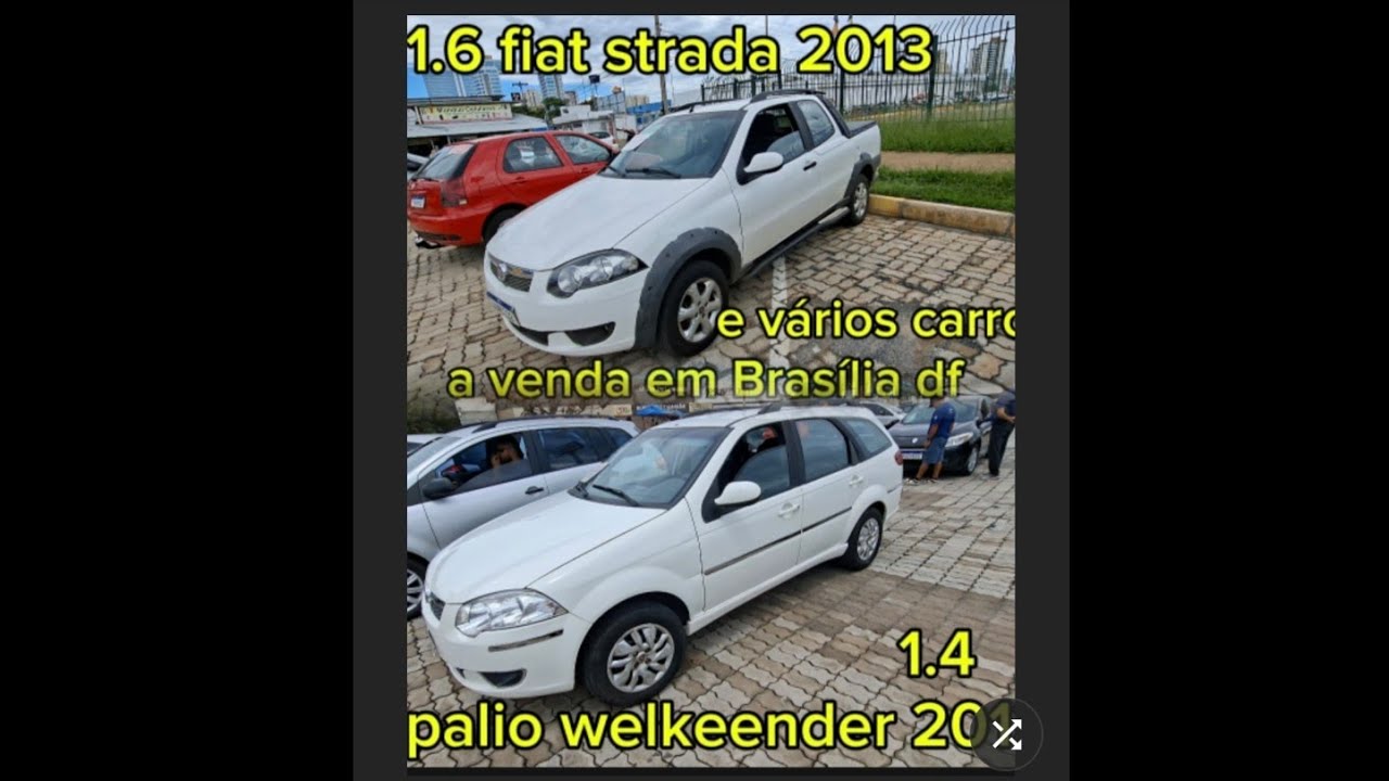 Fiat strada 2013  palio welkeender e Belina 1990 a venda em Brasília df 