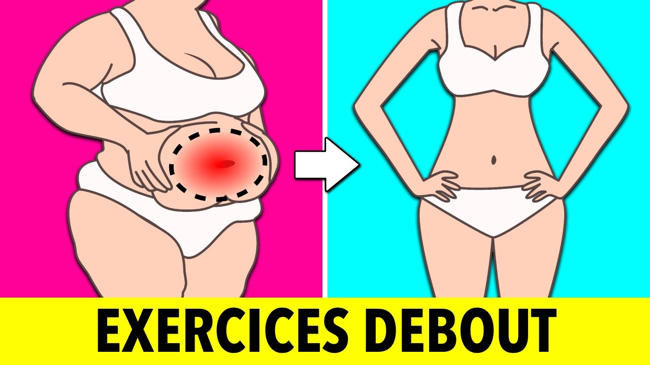 Entraînement pour Brûler la Graisse Abdominale avec des Exercices Debout