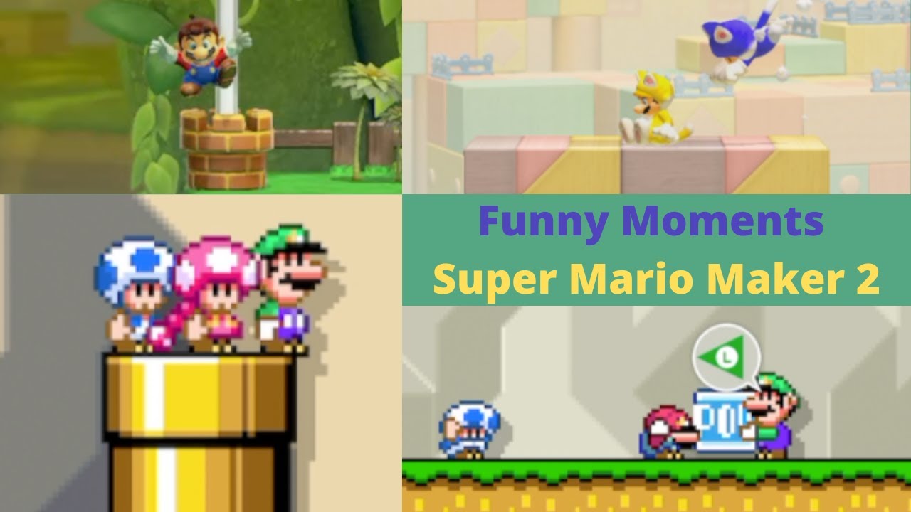 Super Mario Maker 2 Funny Moments Compilation n°5